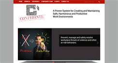 Desktop Screenshot of confidante.com